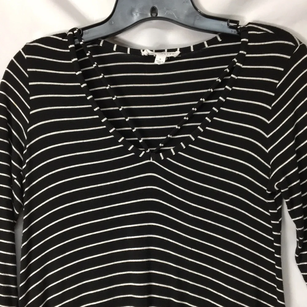Socialite Women’s Black and White Stripe Dress Size S Like-NEW Condition